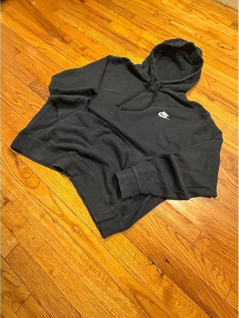 Nike Men's Black and Grey Hoody